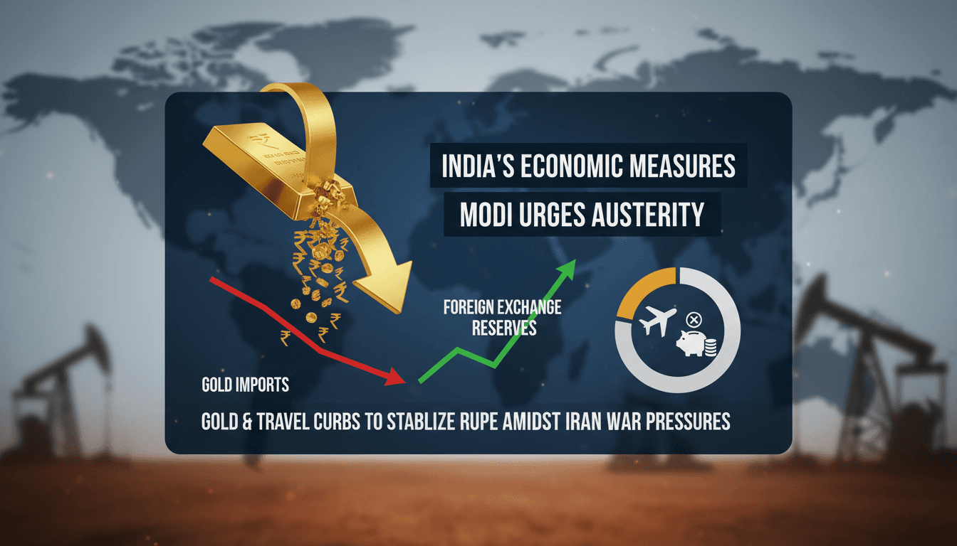 Modi Calls for Austerity Measures Amid Iran War Economic Pressures