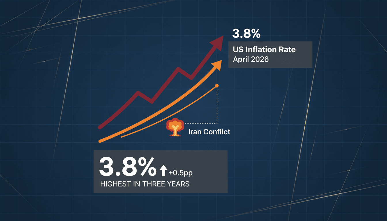 Graph showing US inflation trends and energy price impacts