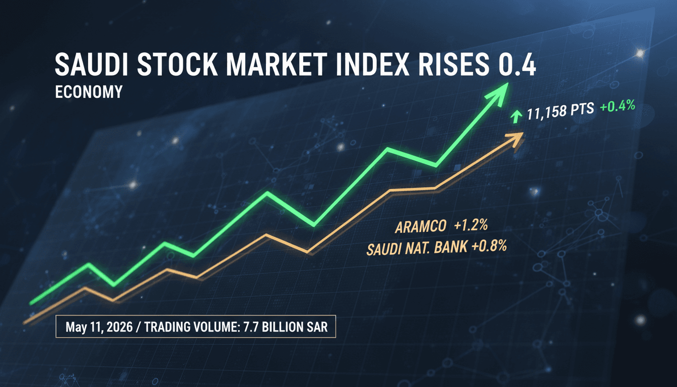 Saudi stock market index performance chart