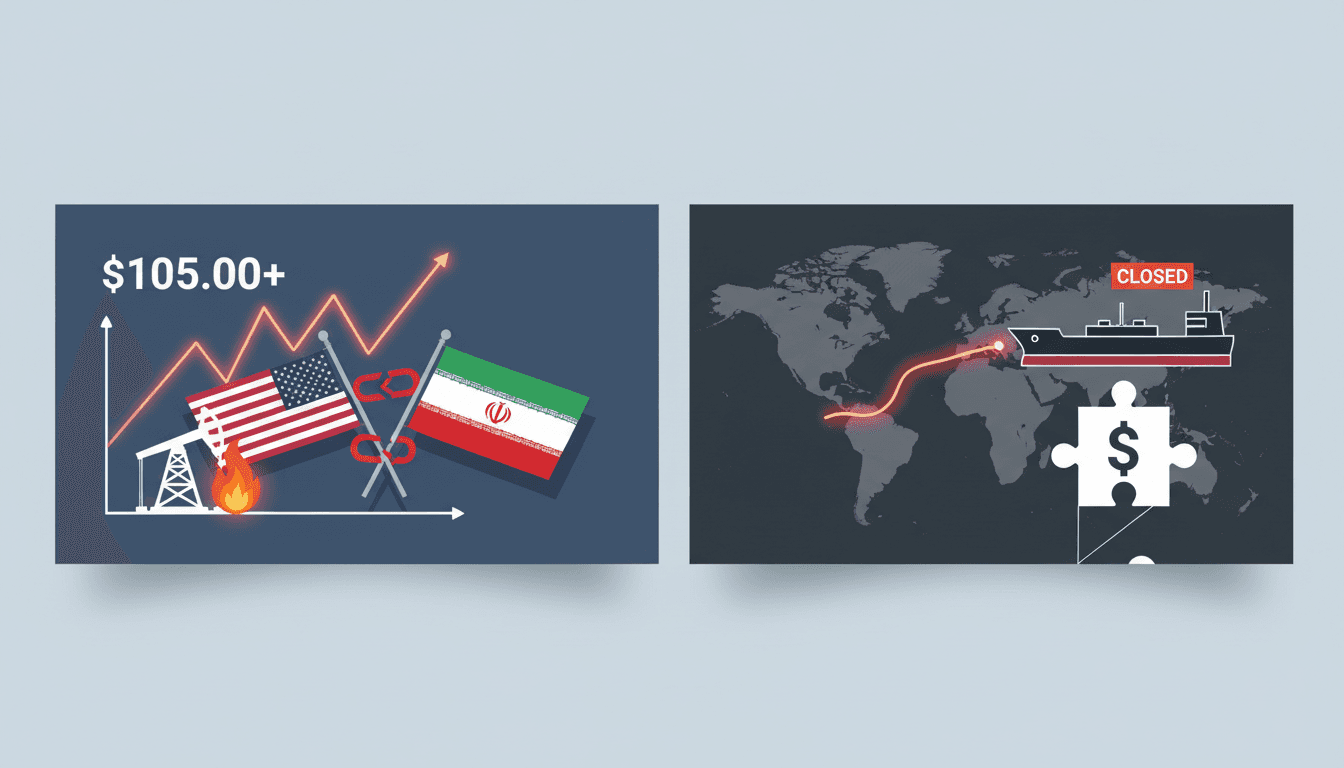 Oil prices exceed $105 per barrel amid U.S.-Iran tensions