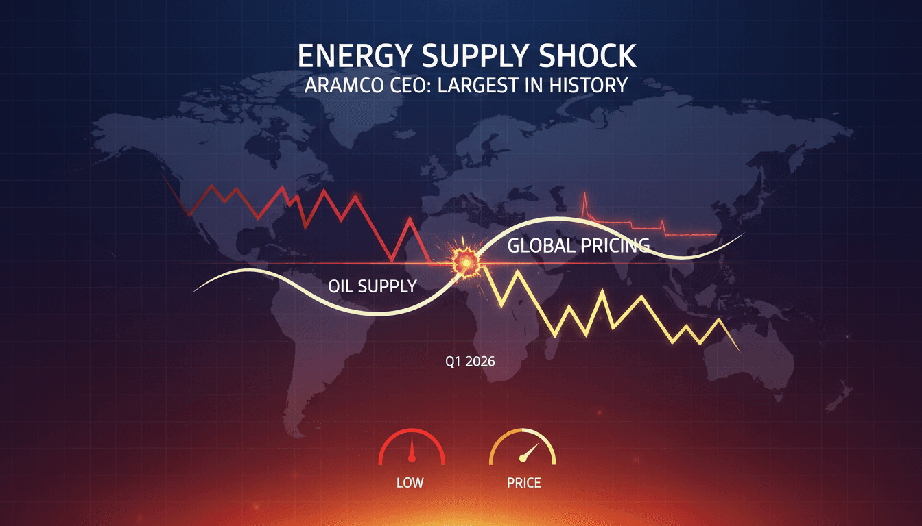 Aramco CEO Declares Largest Energy Supply Shock in History Due to Middle East Conflict