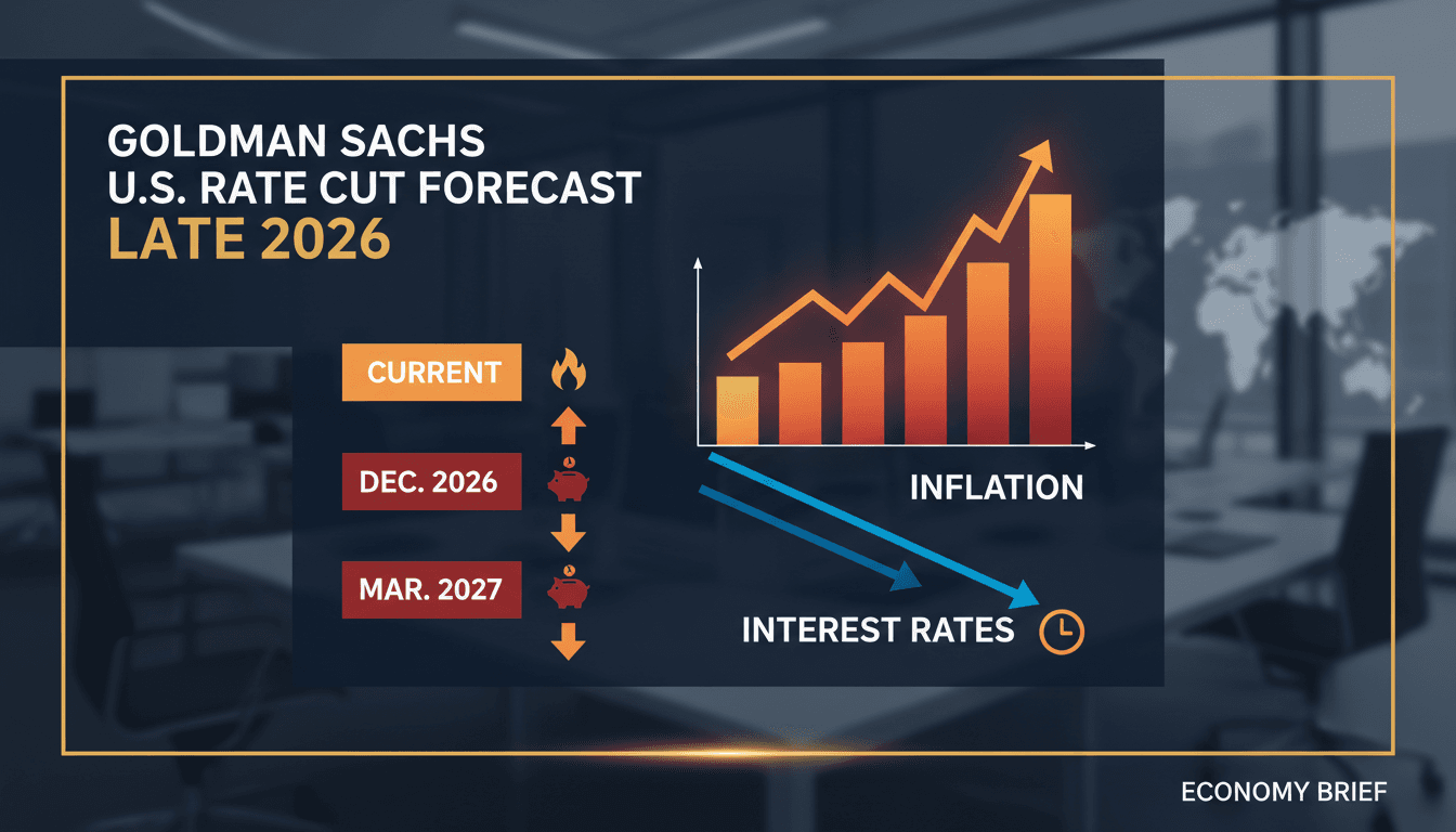 Goldman Sachs Revises U.S. Federal Reserve Interest Rate Cut Forecast to Late 2026