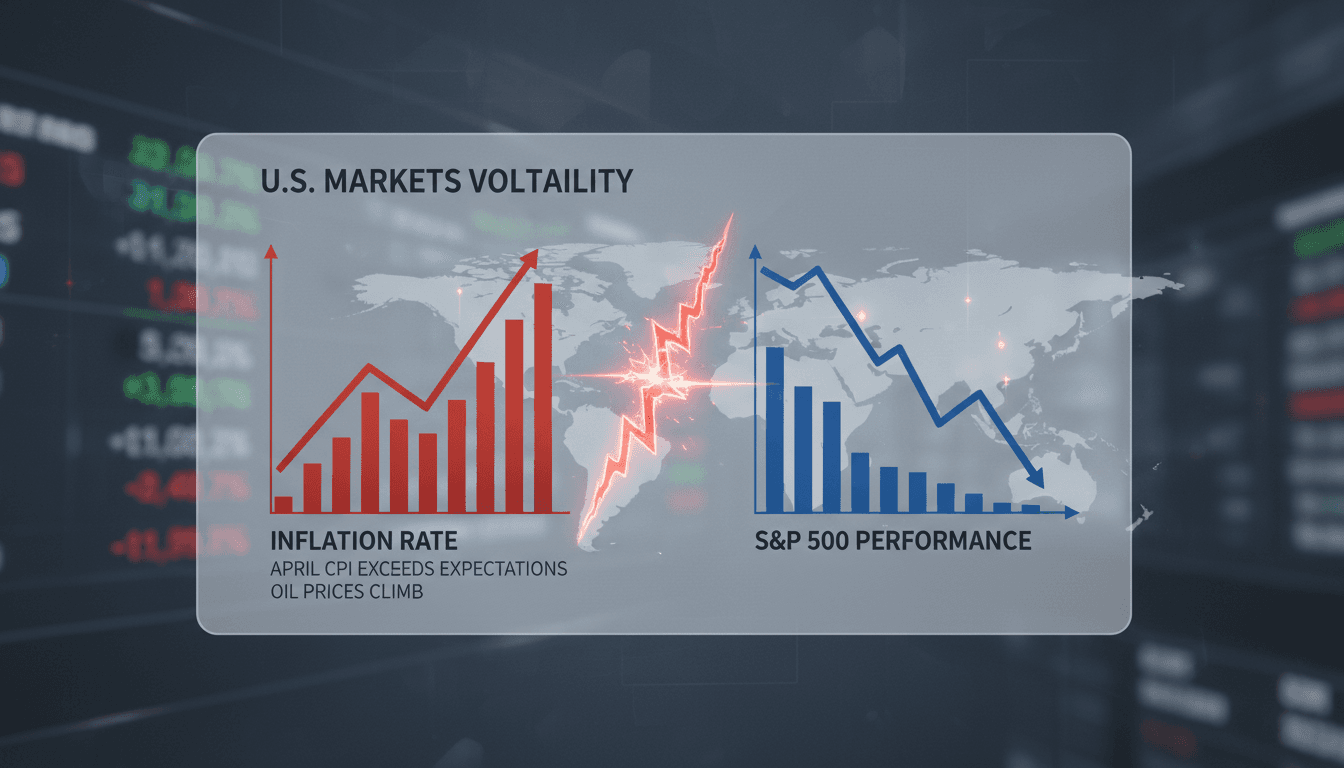 U.S. stock markets experience volatility amid rising inflation and oil prices