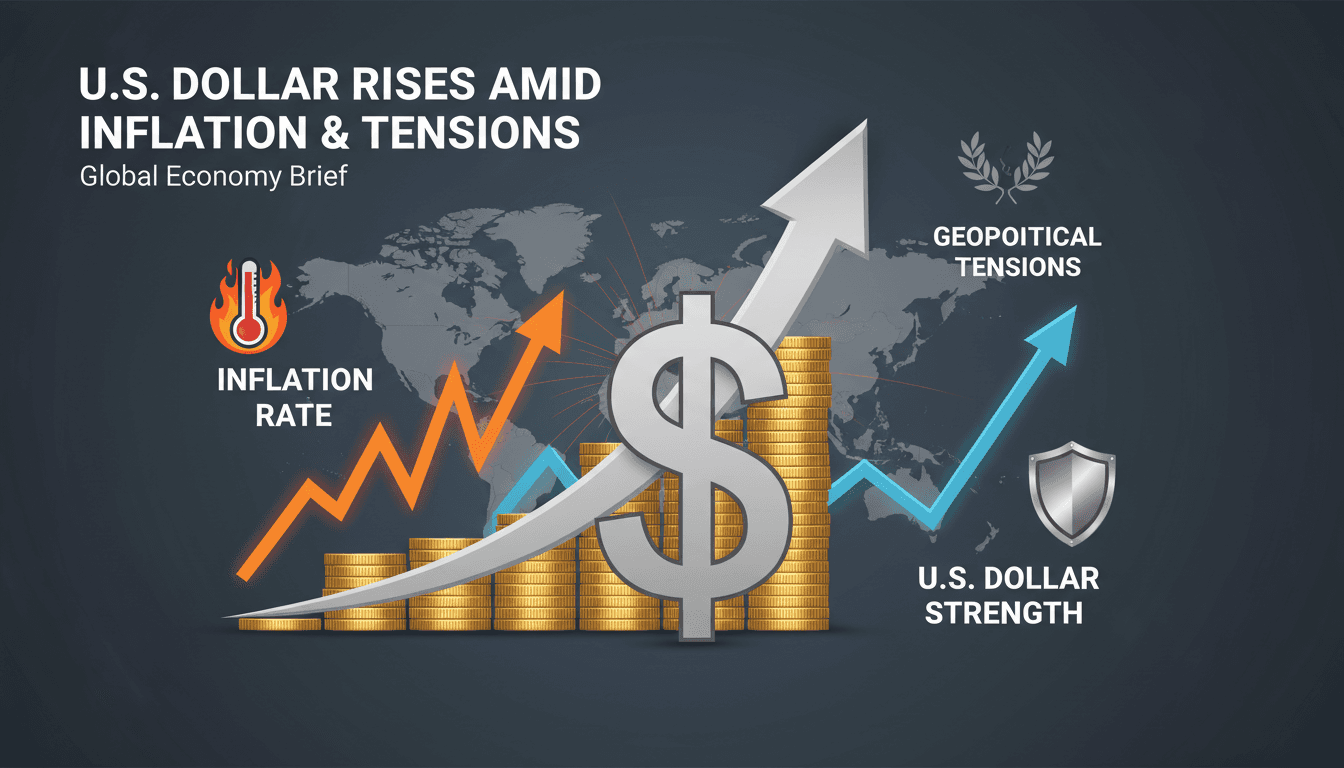U.S. dollar strengthens amid high inflation and geopolitical tensions in the Middle East