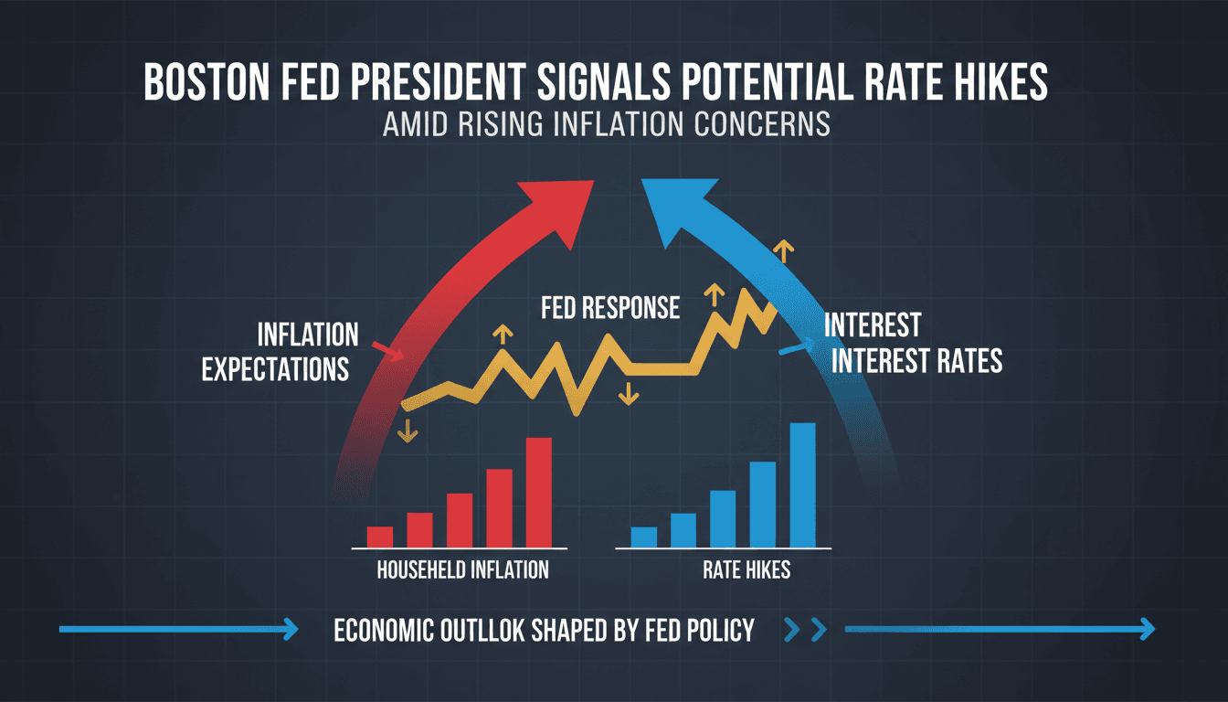 Boston Fed President signals potential interest rate hikes amid rising inflation concerns