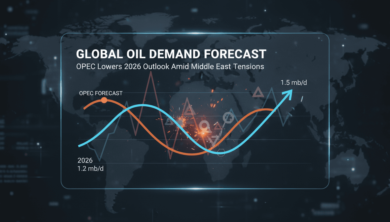 OPEC Lowers 2026 Oil Demand Forecast Amid Middle East Conflicts