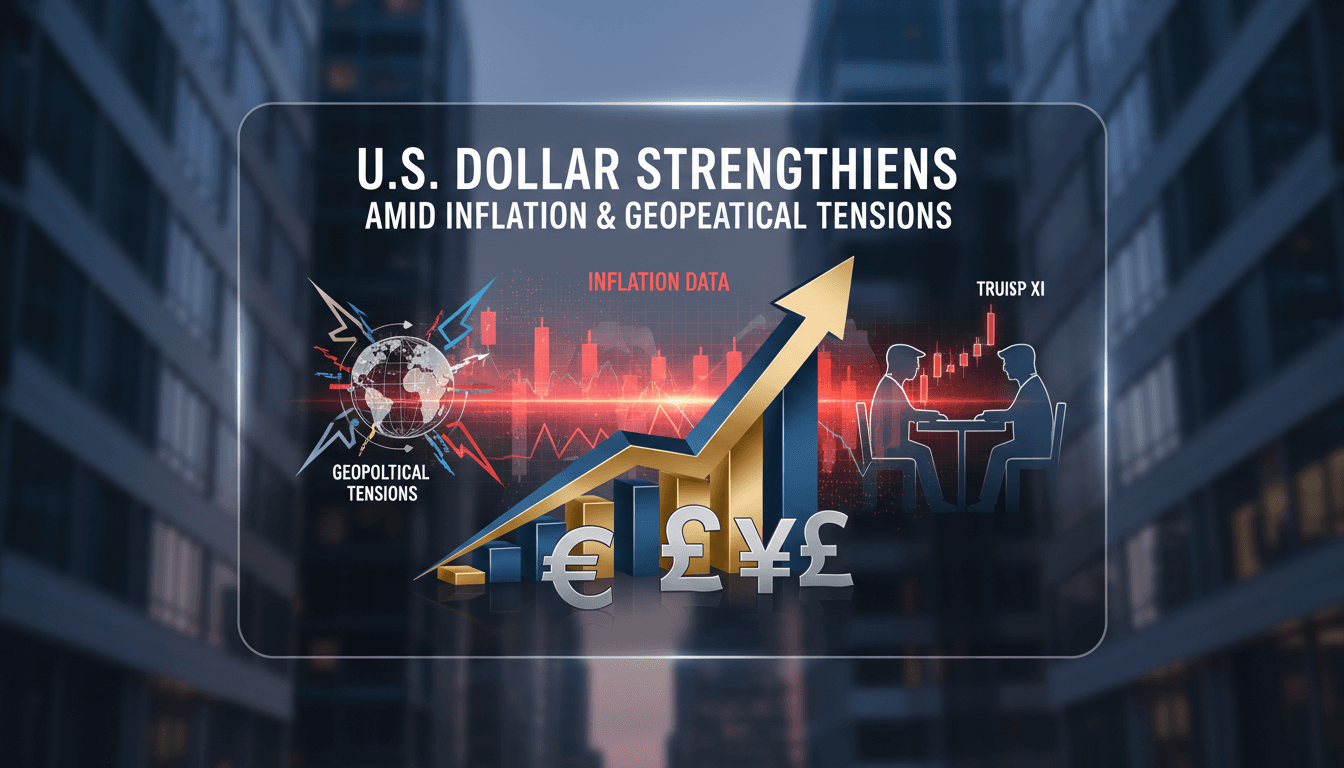 U.S. dollar strengthens amid inflation data and geopolitical tensions