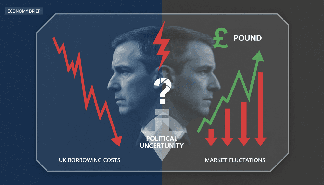 UK borrowing costs and pound decline amid political uncertainty over Starmer's leadership