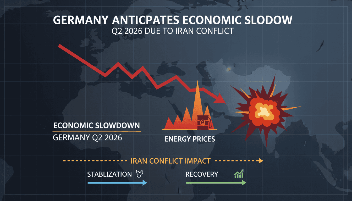 Germany anticipates economic slowdown in Q2 2026 due to Iran conflict