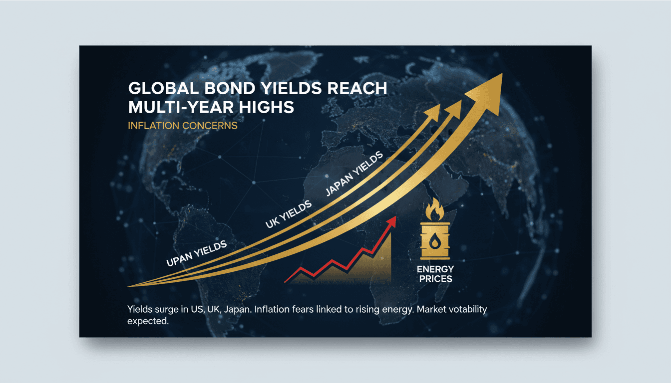 Global bond yields reach multi-year highs amid inflation concerns