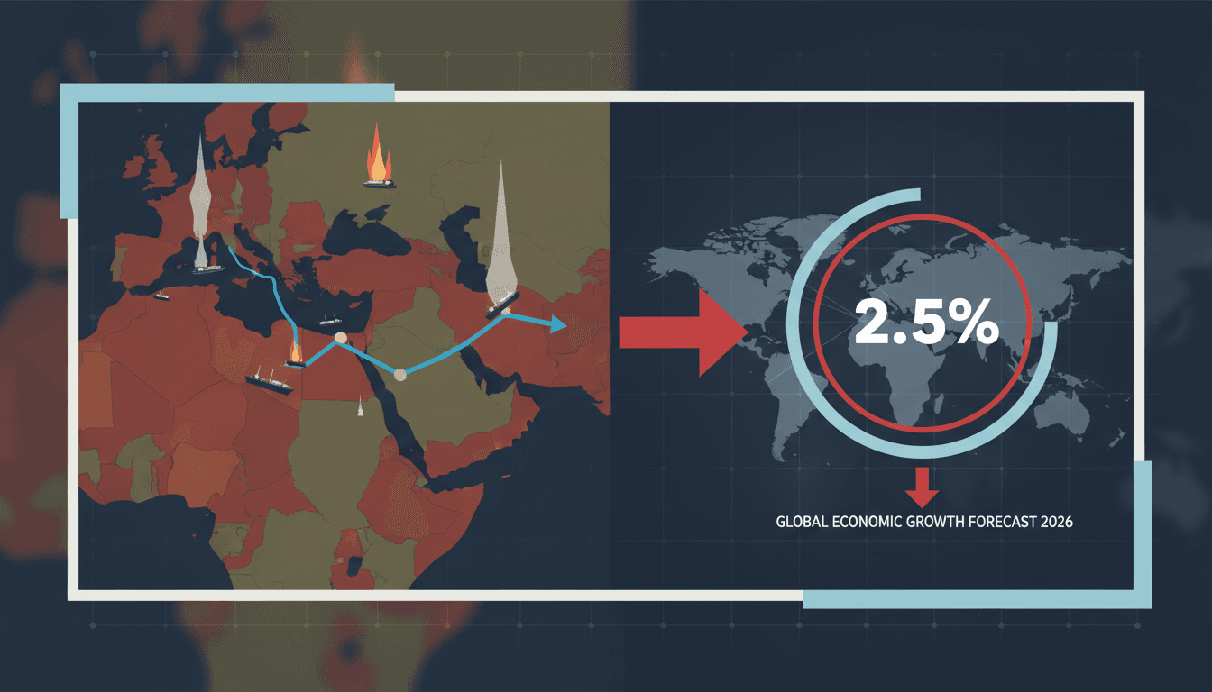 UN Lowers Global Economic Growth Forecast to 2.5% Amid Middle East Crises