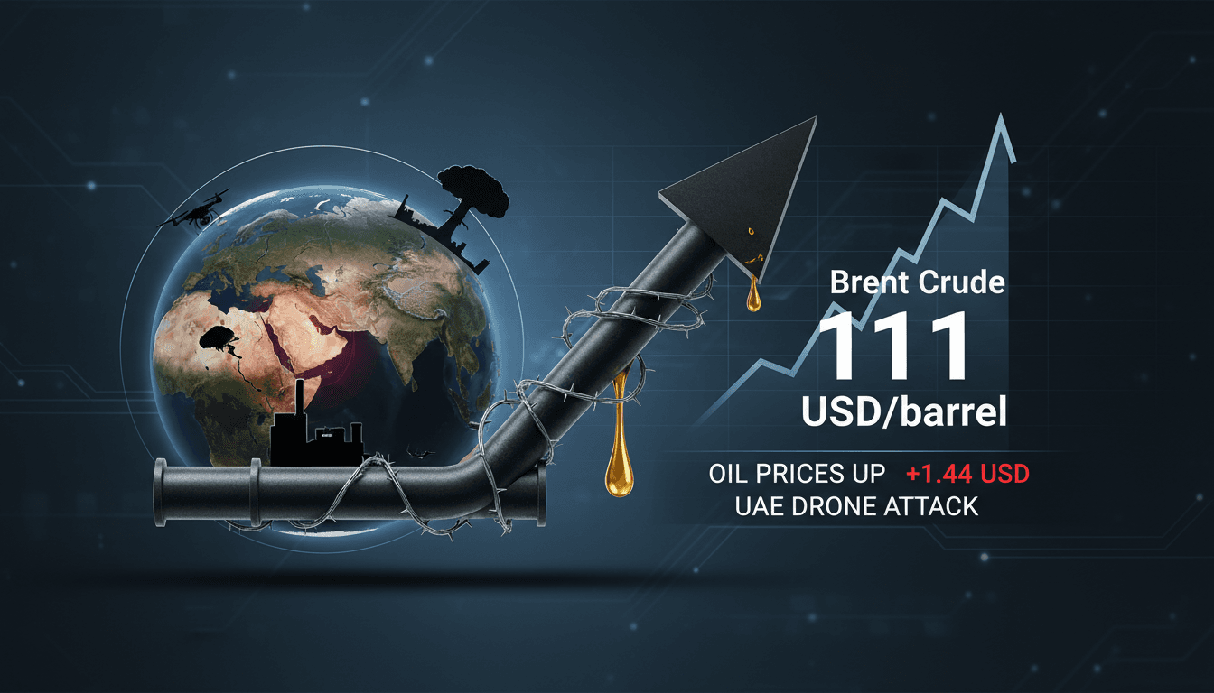 Oil prices rise sharply following drone attack on UAE nuclear facility