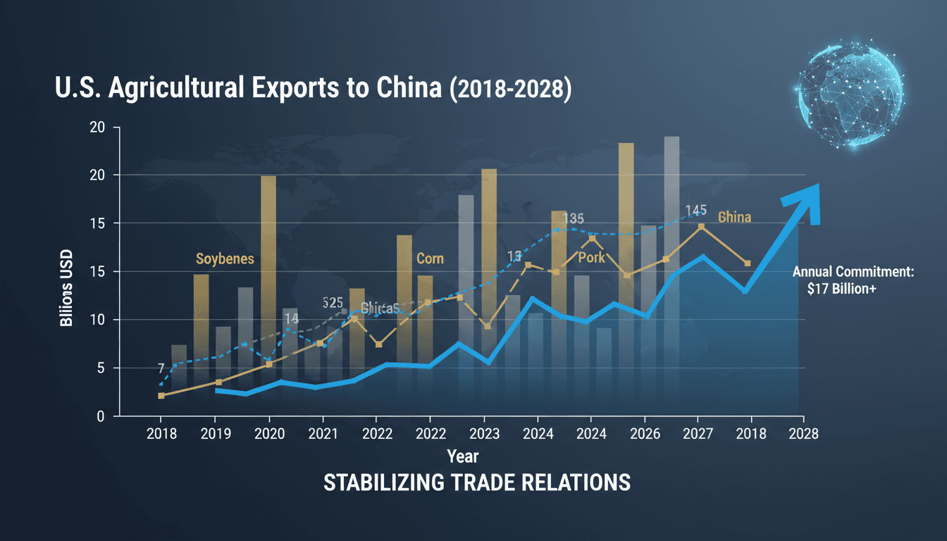China Commits to $17 Billion Annual Purchase of U.S. Agricultural Goods