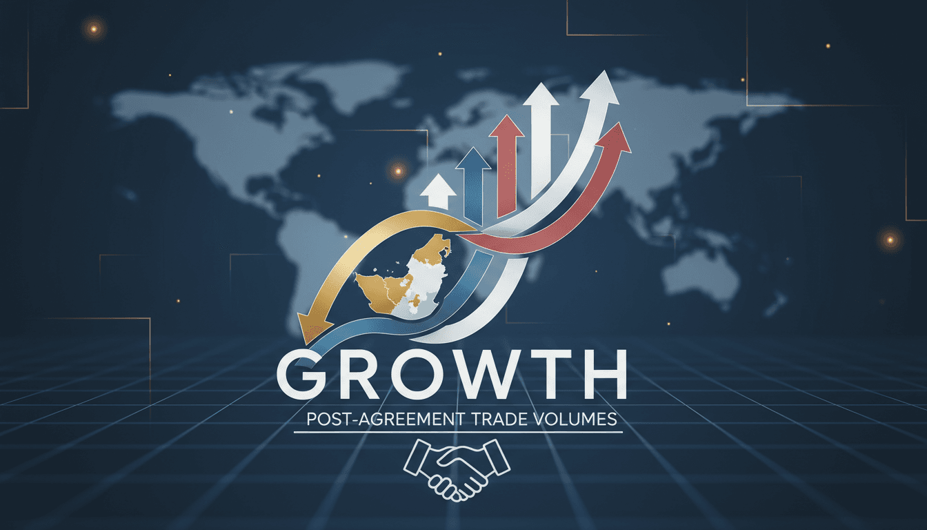 GCC and UK leaders signing a historic free trade agreement in London