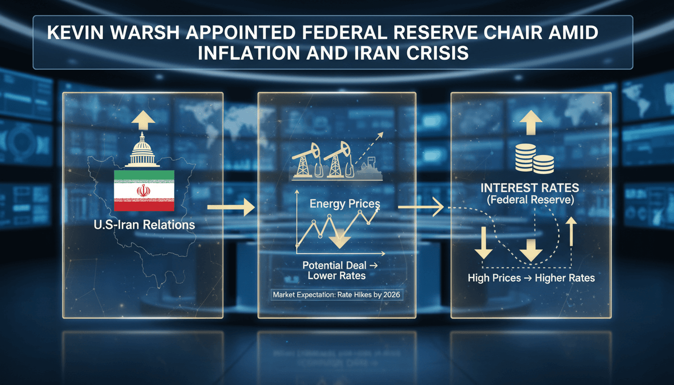 Kevin Warsh appointed as Federal Reserve chair during inflation crisis