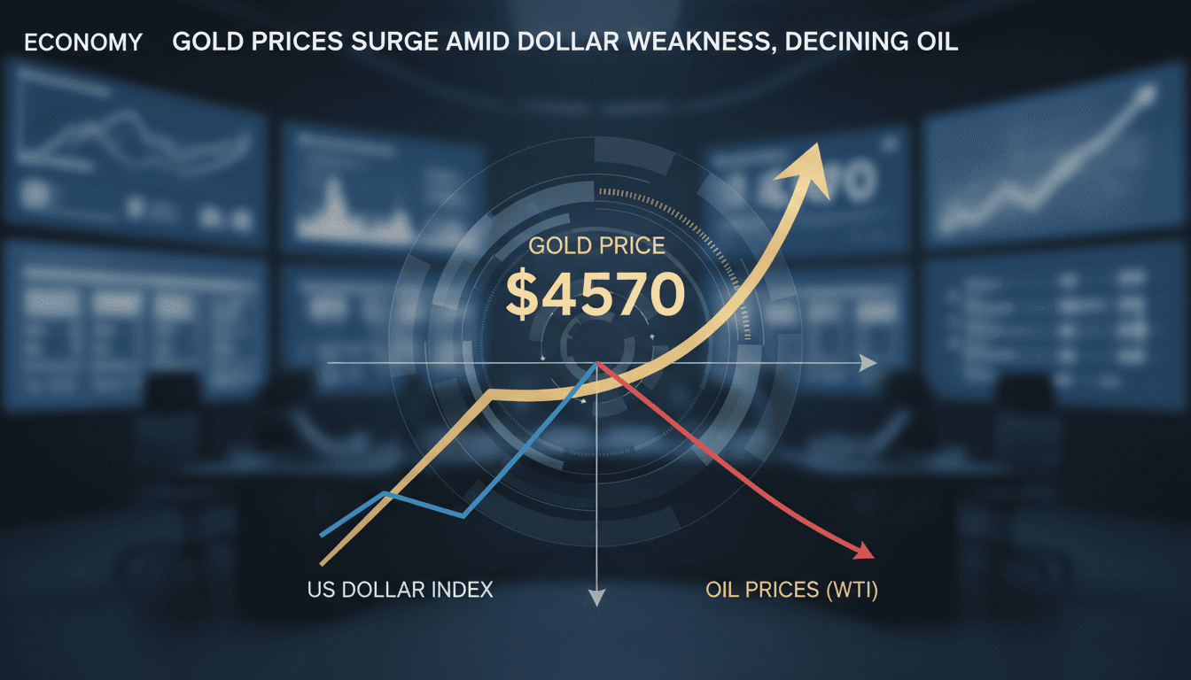 Gold bars with fluctuating market graphs in the background
