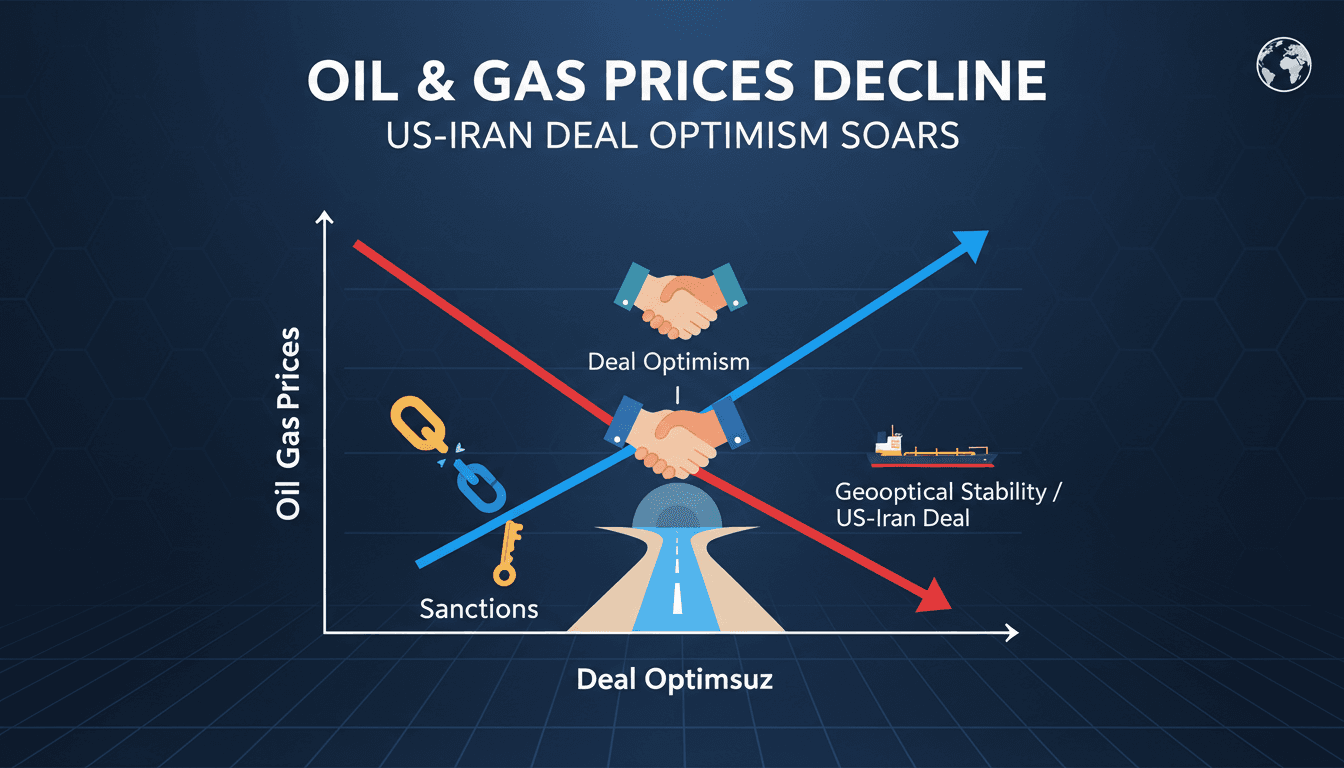 Oil and gas prices decline with US-Iran deal optimism