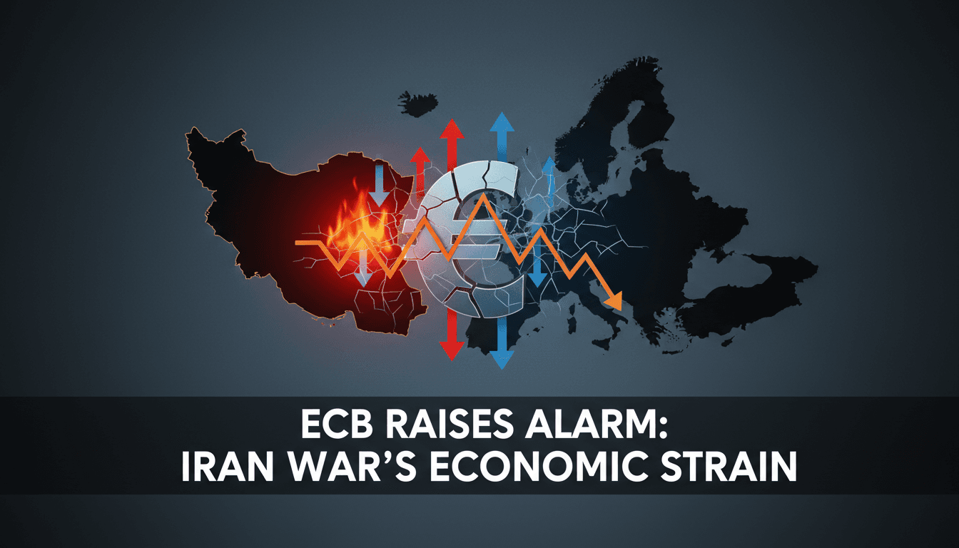 European Central Bank's warning on economic impact of Iran war