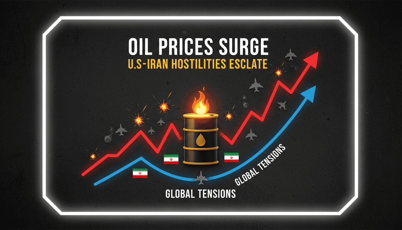 Oil prices surge amid renewed U.S.-Iran military hostilities