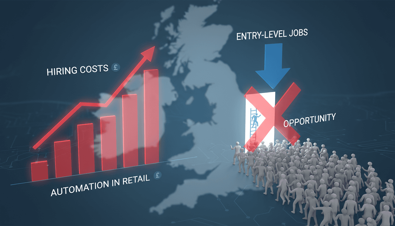 Lord Wolfson discusses the decline in entry-level job opportunities in the UK.