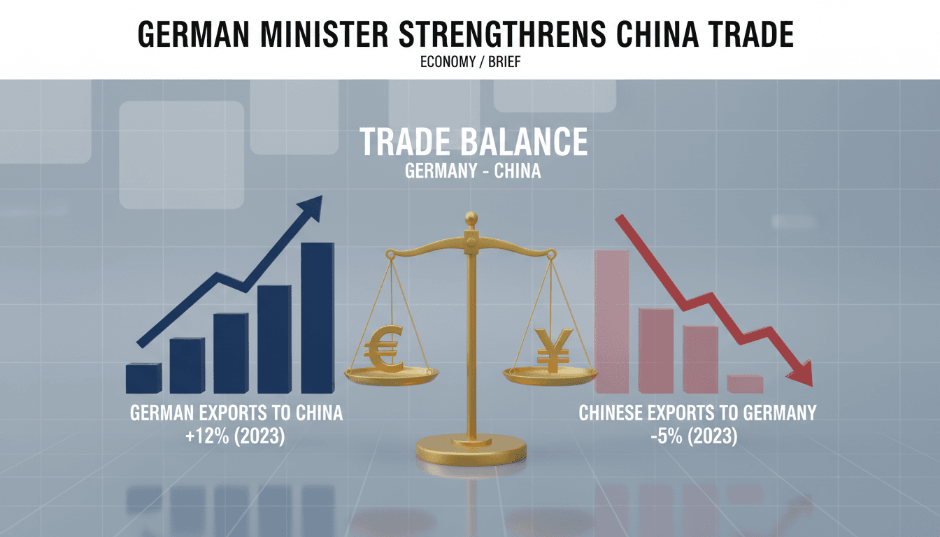 German Economy Minister Katherina Reiche during her visit to China