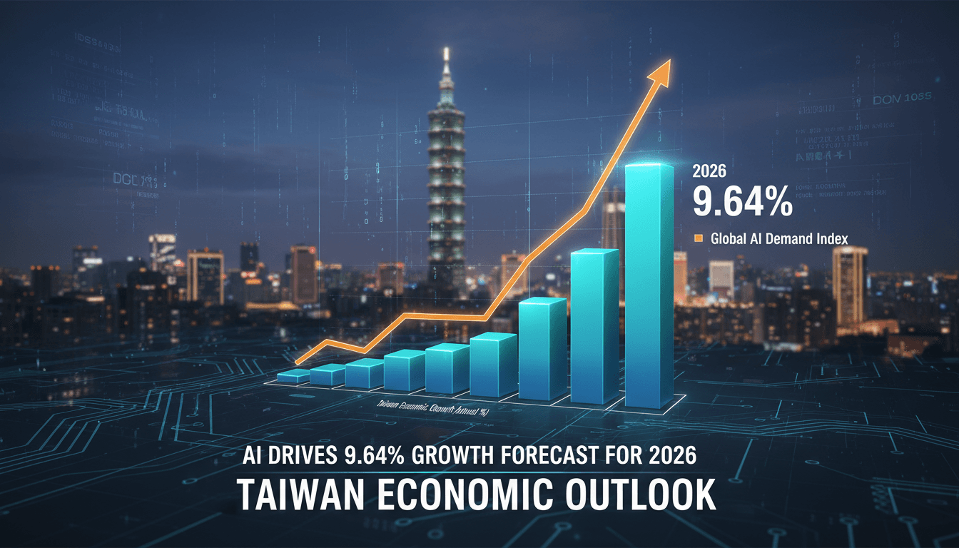 Taiwan's economic growth forecast for 2026 driven by AI demand
