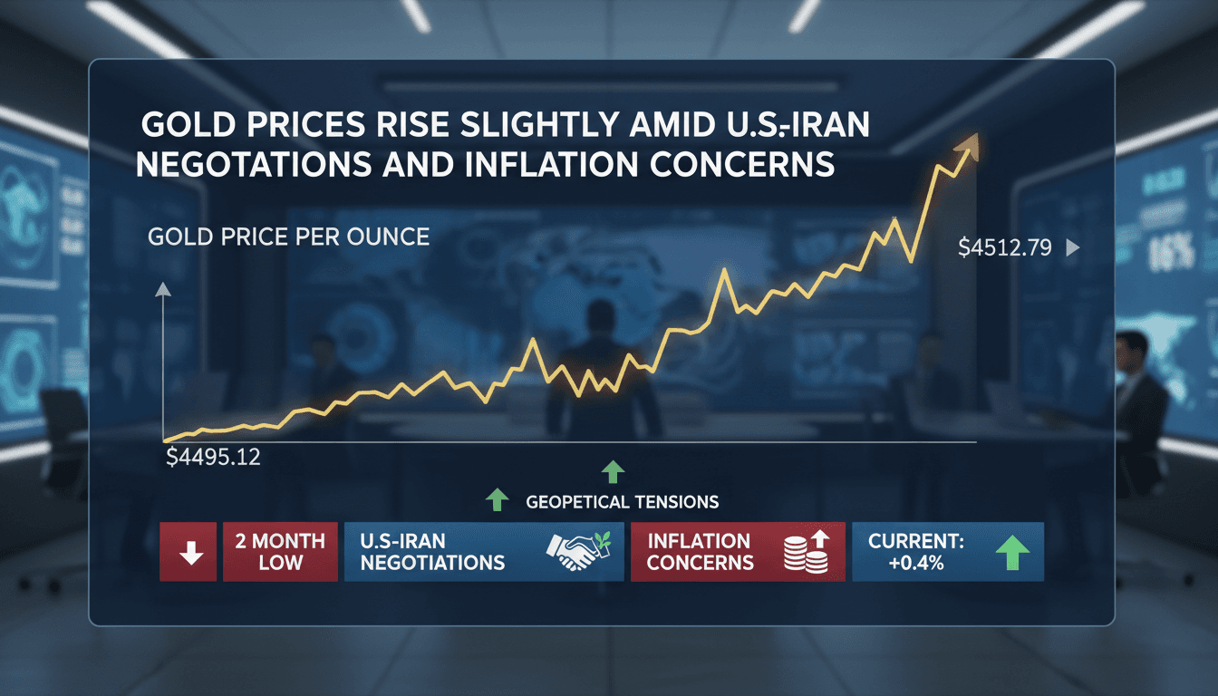 Gold price fluctuations chart with geopolitical and economic indicators