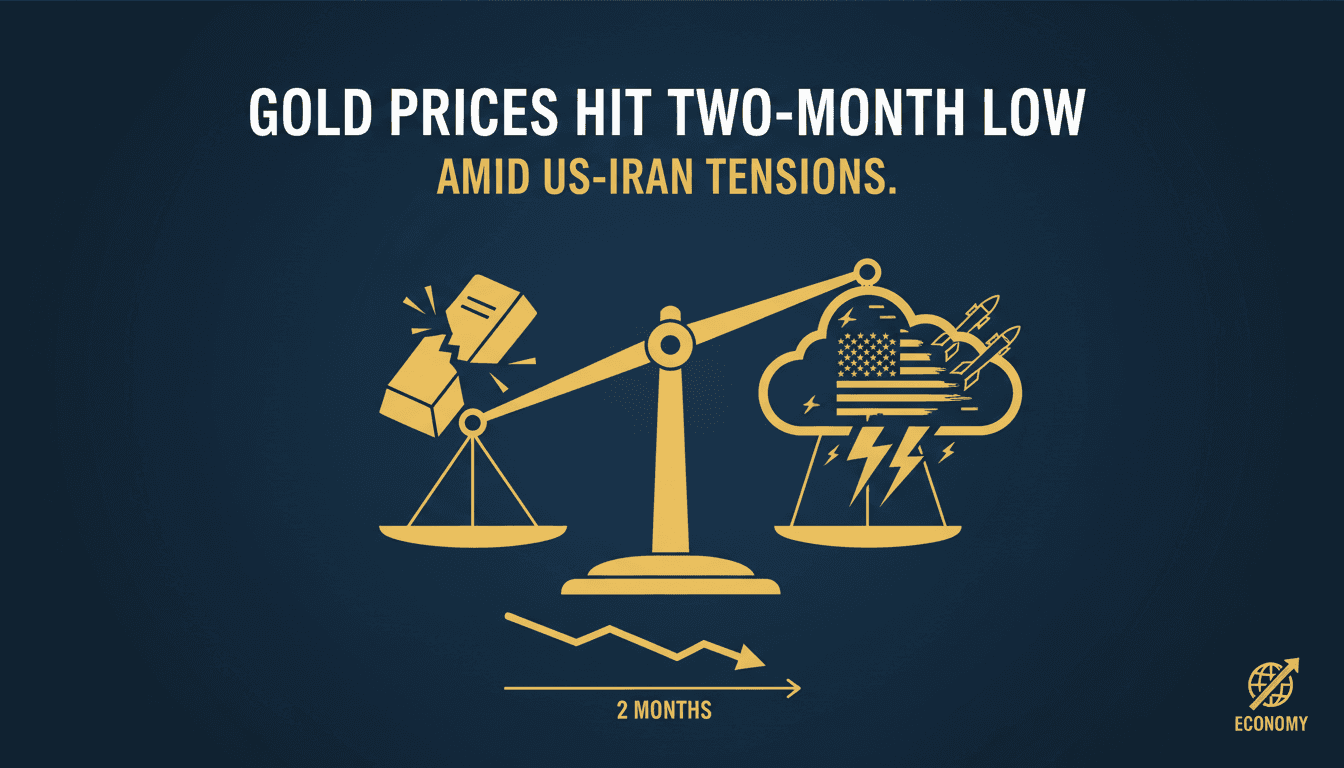 Gold bars with a backdrop of financial market graphs