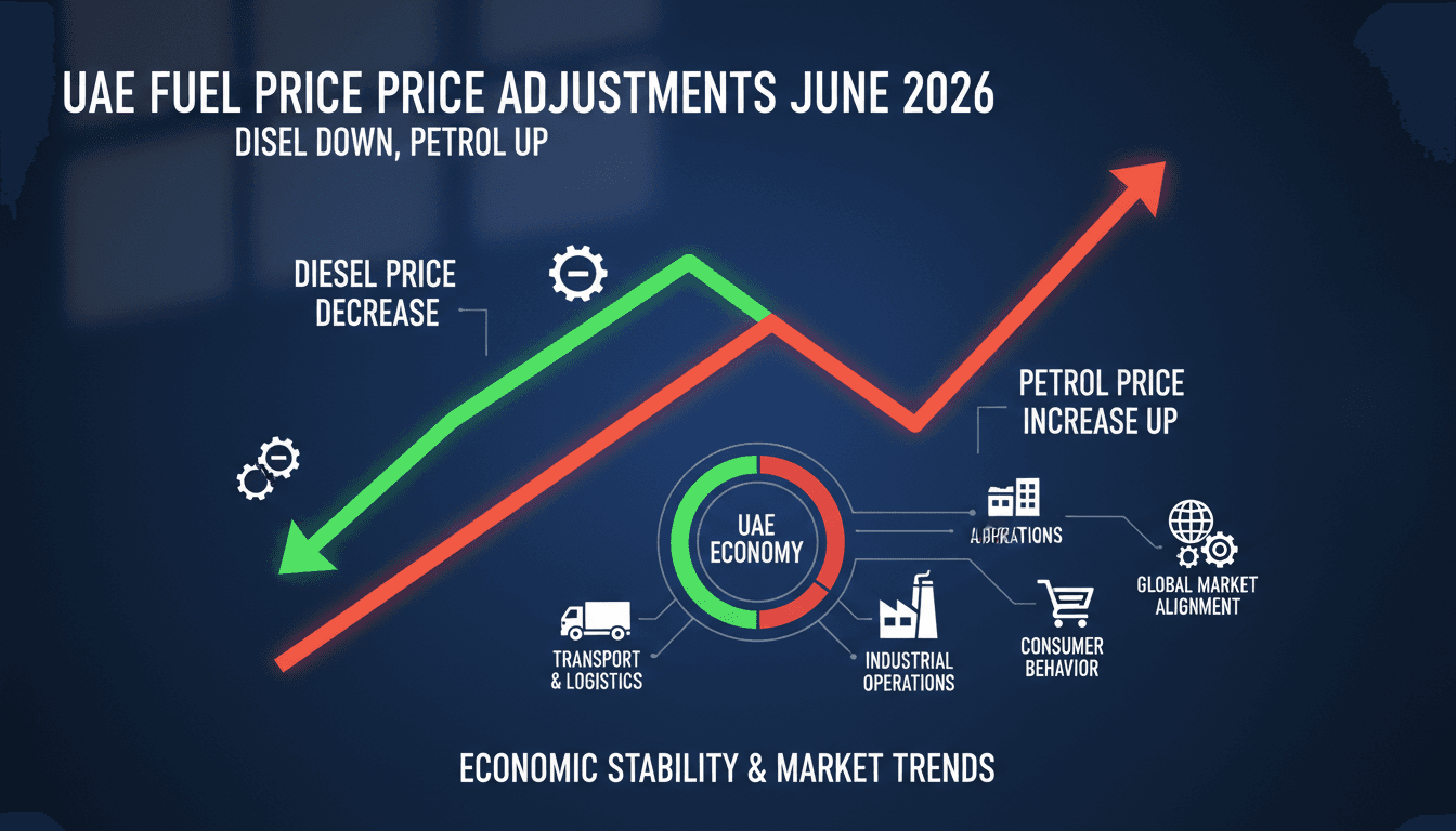Fuel price adjustments in the UAE for June 2026