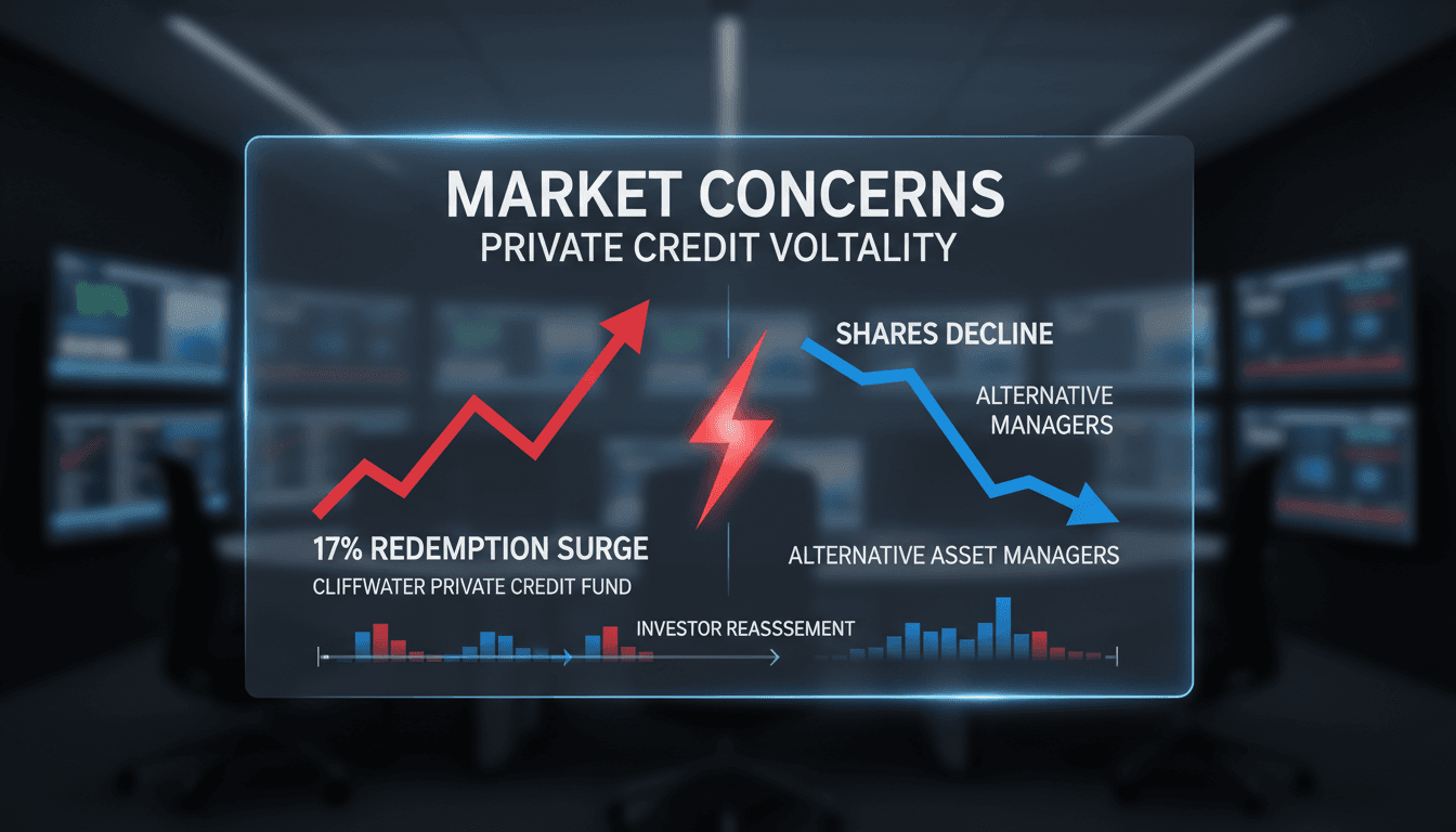 Cliffwater LLC's private credit fund redemption surge analysis