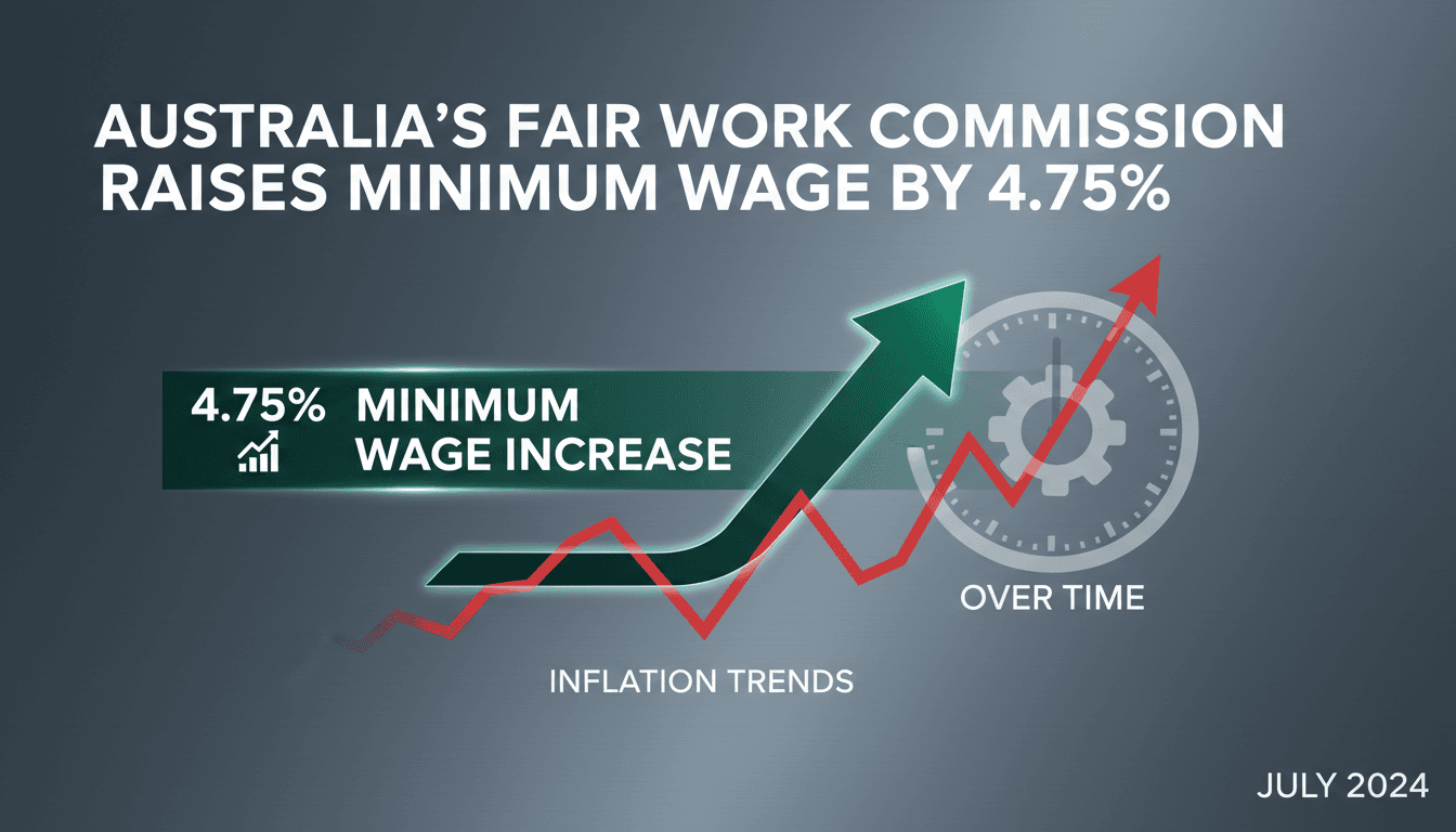 Australia's Fair Work Commission announces minimum wage increase