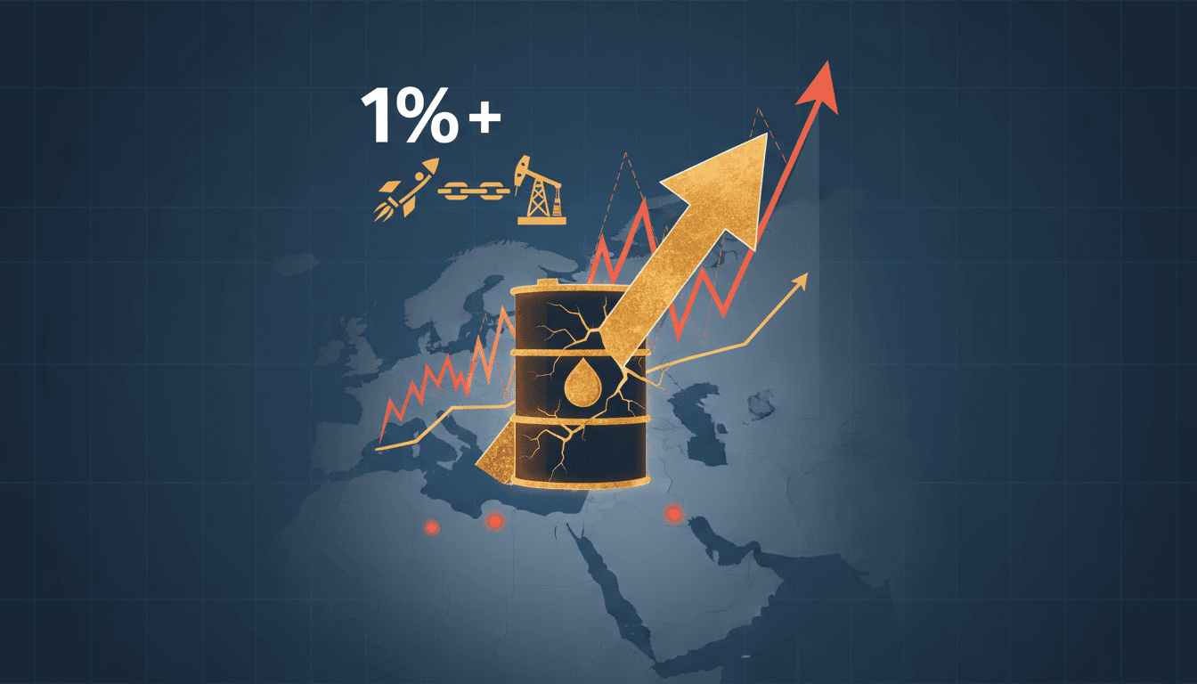 Oil prices rise due to military escalation in the Middle East.