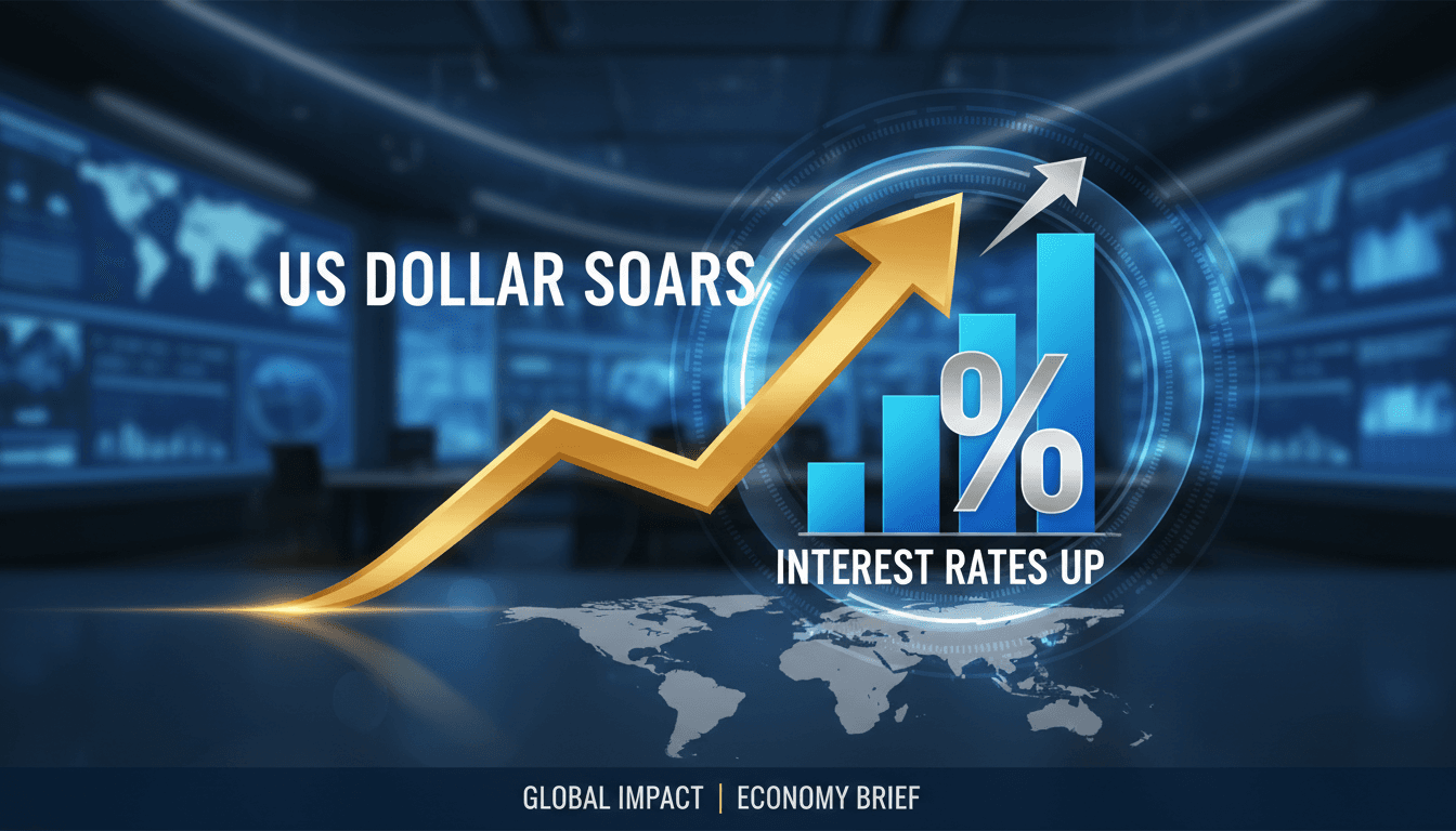 US dollar symbol with a rising graph indicating growth and speculation.