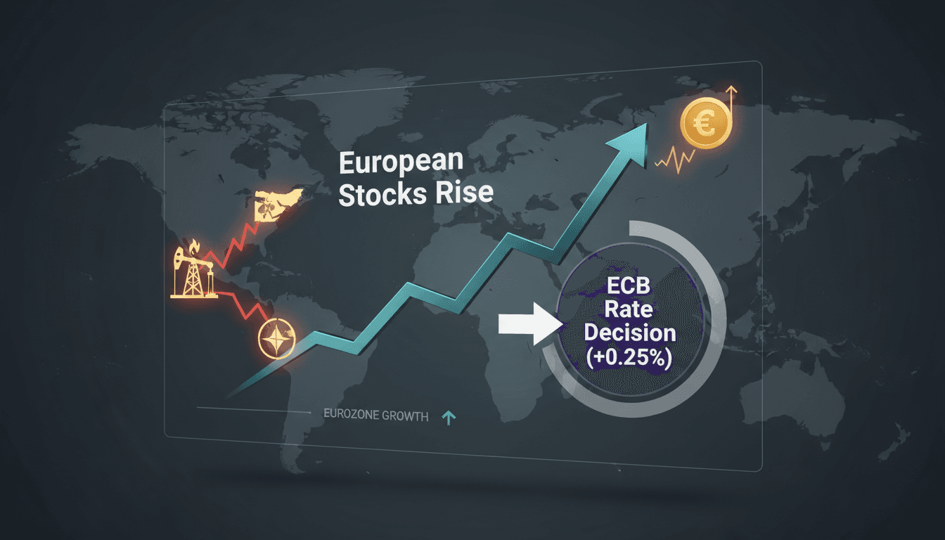 European stock market trends and ECB interest rate decision analysis
