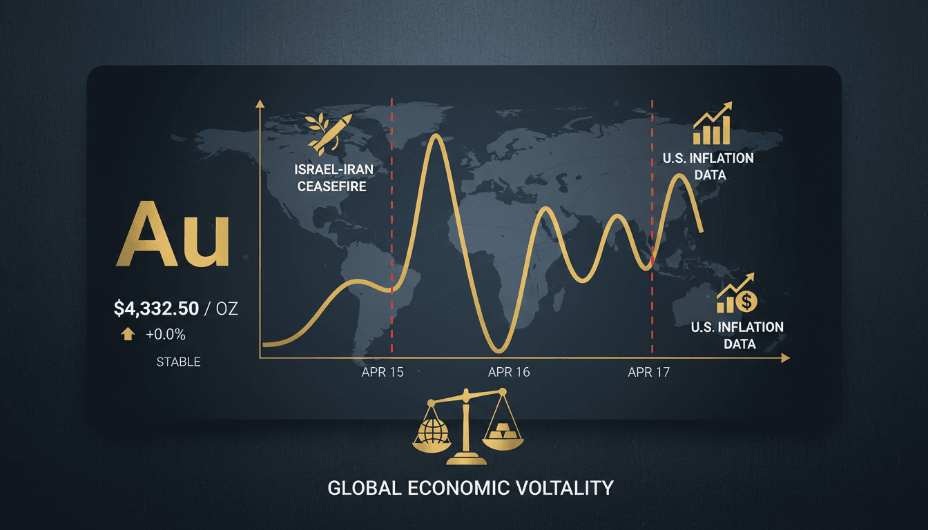 Gold bars with fluctuating price graphs in the background