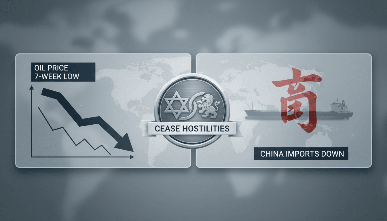 Oil market analysis showing price trends following geopolitical events.