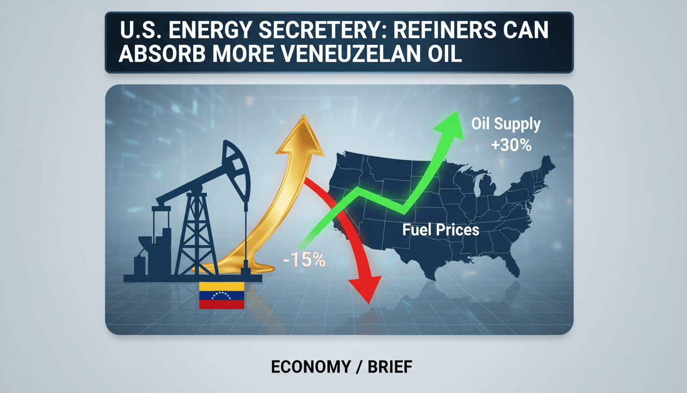 U.S. Energy Secretary Chris Wright discussing Venezuelan oil imports.