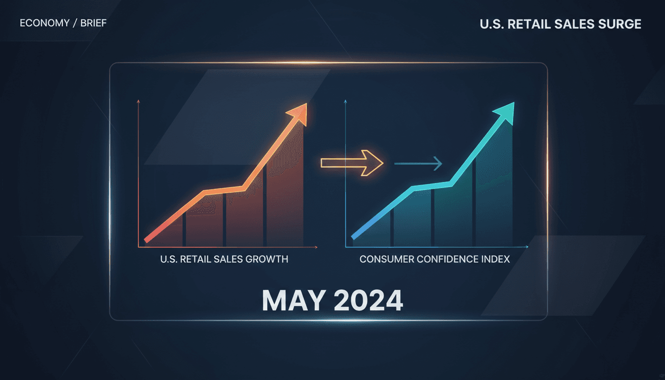 Graph showing U.S. retail sales growth in May 2026