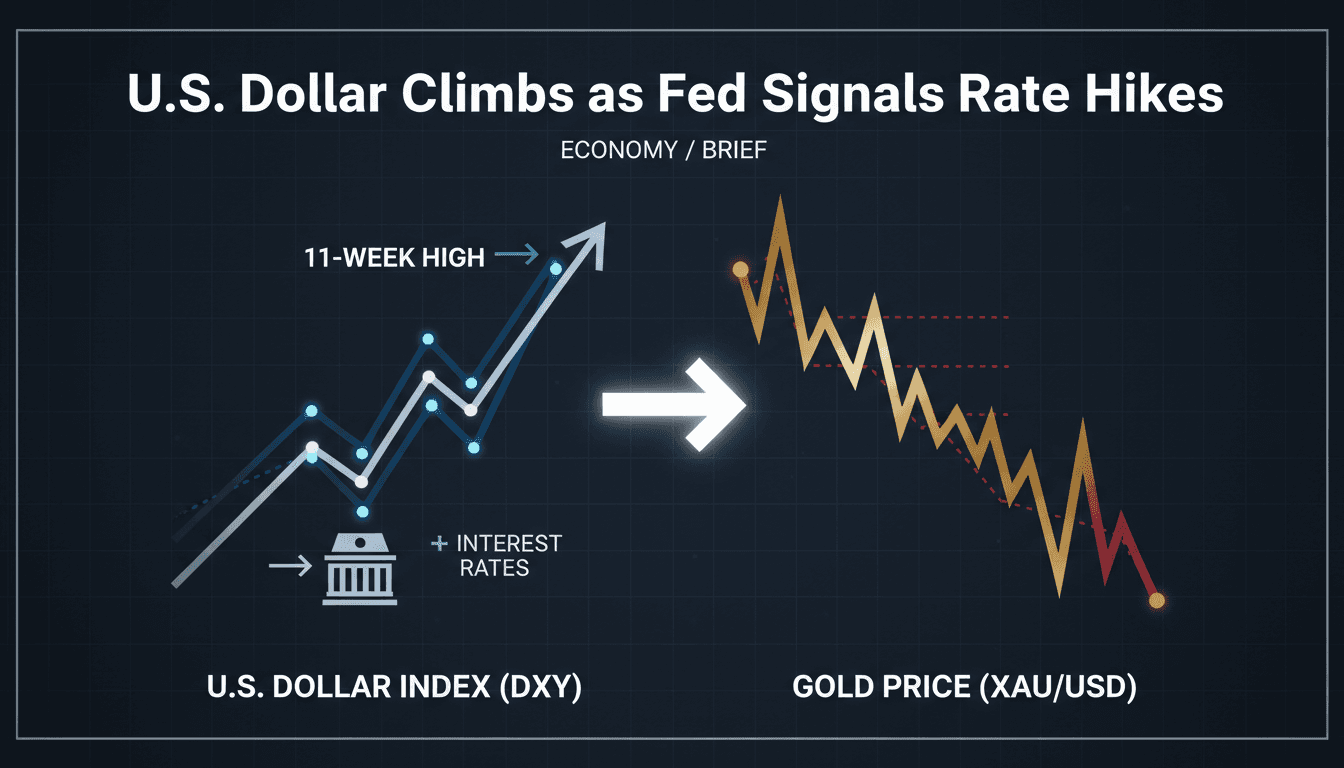 U.S. dollar and gold price trends in response to Federal Reserve signals