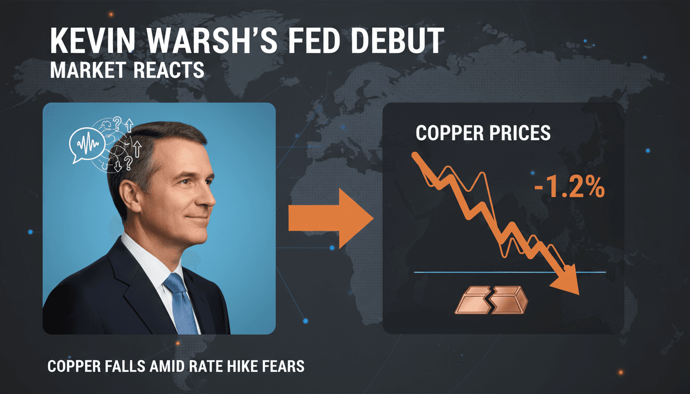 Kevin Warsh speaking at his first press conference as Fed Chair