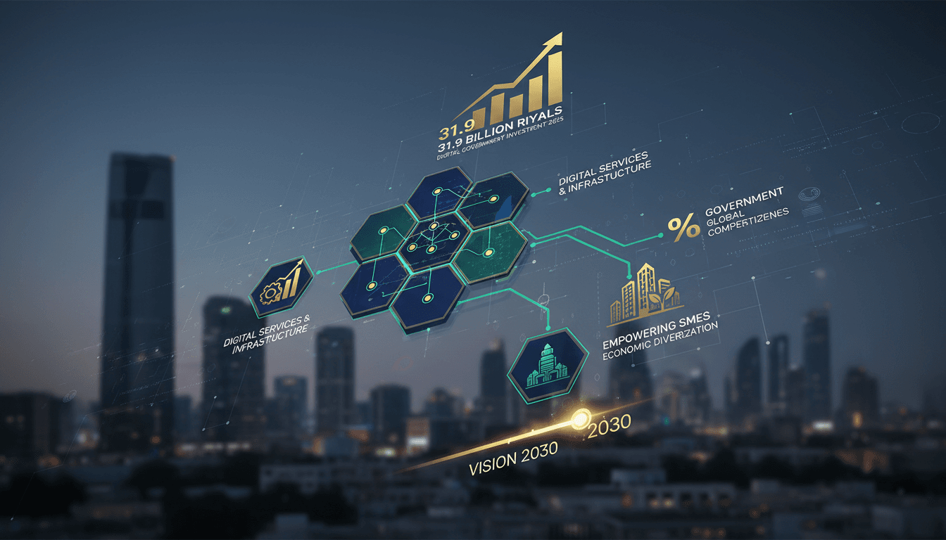 Saudi Arabia's investment in digital government services for 2025