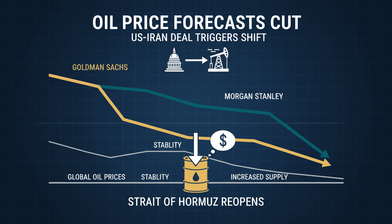 Goldman Sachs and Morgan Stanley Lower Oil Price Forecasts Following US-Iran Deal