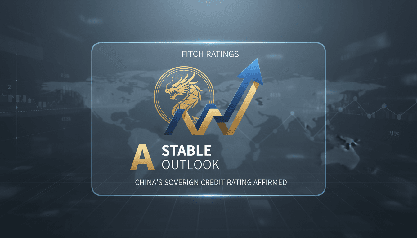 Fitch Ratings affirms China's sovereign credit rating at 'A' with stable outlook