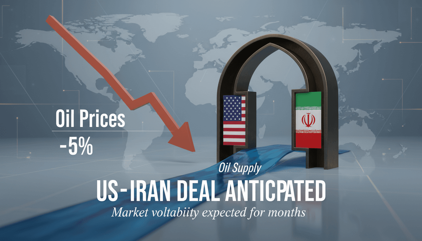 Oil prices decline as US-Iran deal to reopen Strait of Hormuz is anticipated