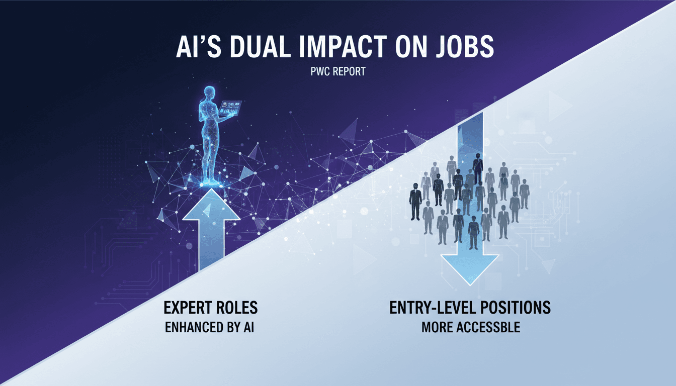 PwC report reveals AI's dual impact on job market dynamics