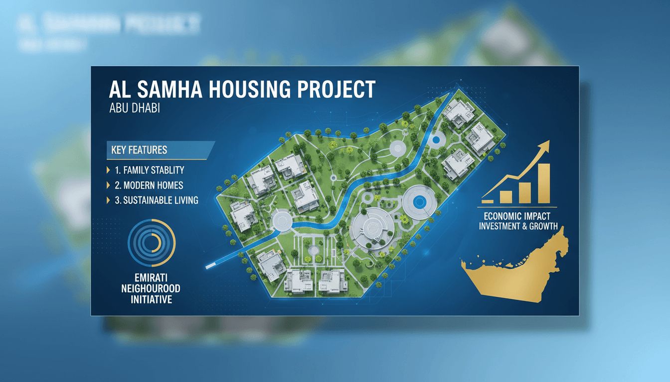 Sheikh Khaled bin Mohamed bin Zayed Al Nahyan inaugurating the Al Samha Housing Project in Abu Dhabi.