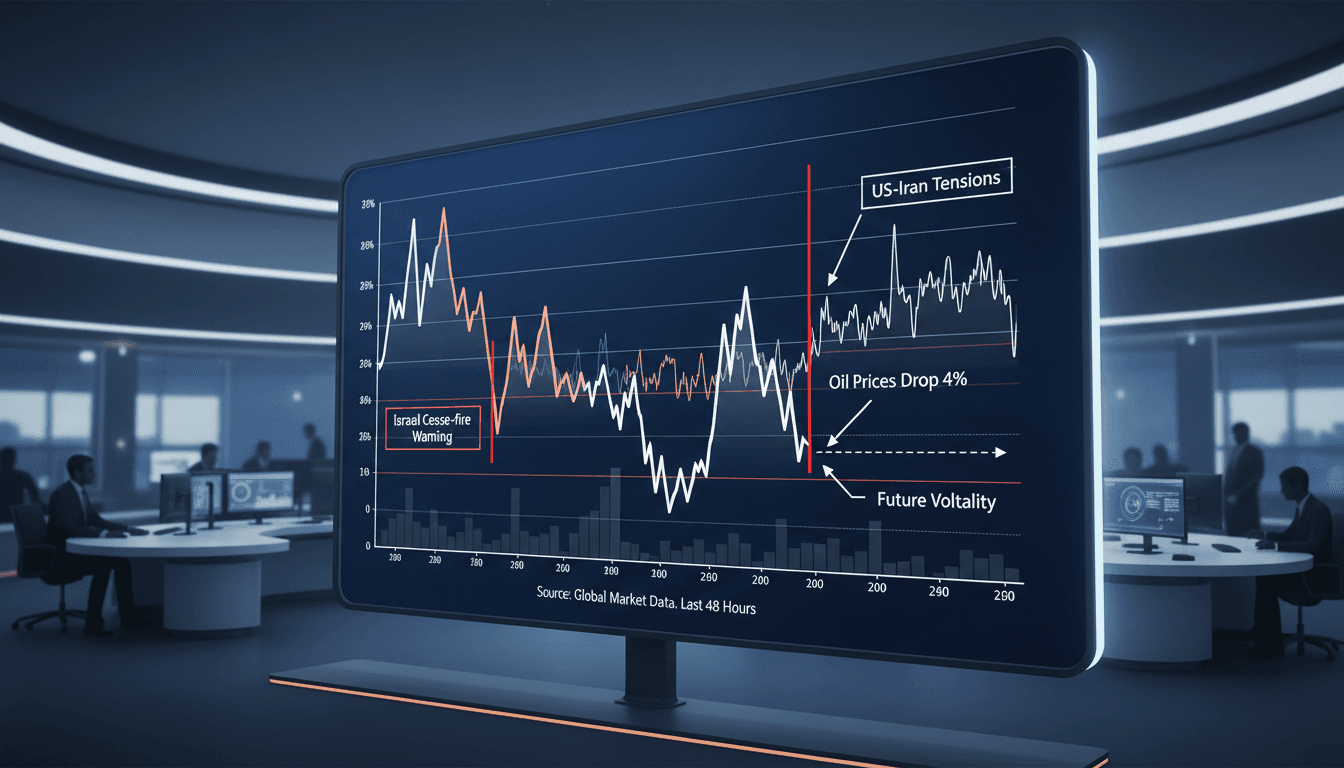 Oil prices experience volatility amid US-Iran tensions and Israel cease-fire warnings