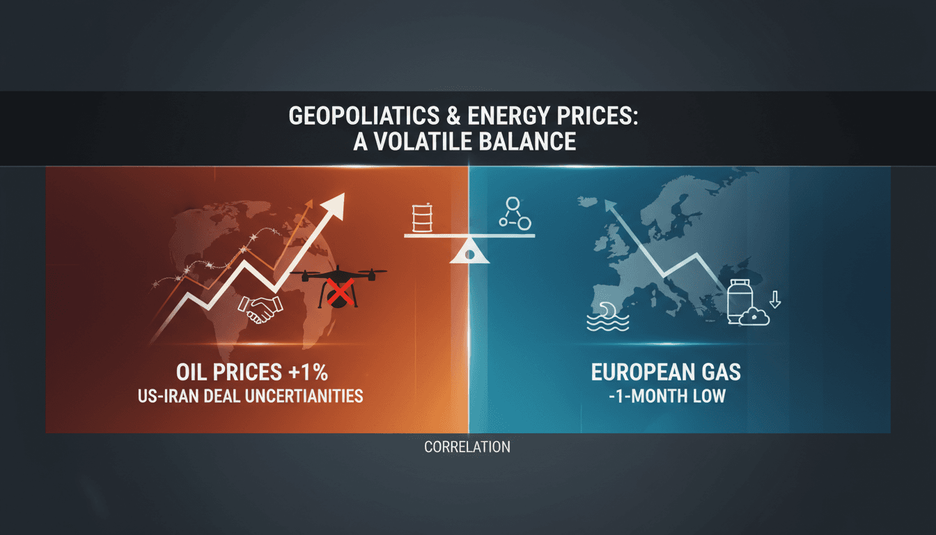 Oil prices rise amid US-Iran deal uncertainties while European gas prices hit one-month low