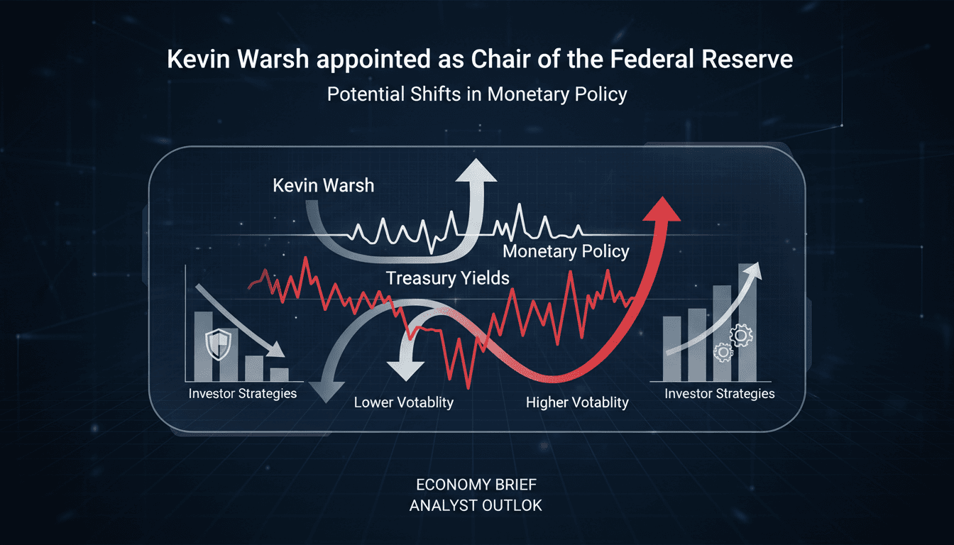 Kevin Warsh appointed as Chair of the Federal Reserve signaling potential shifts in monetary policy