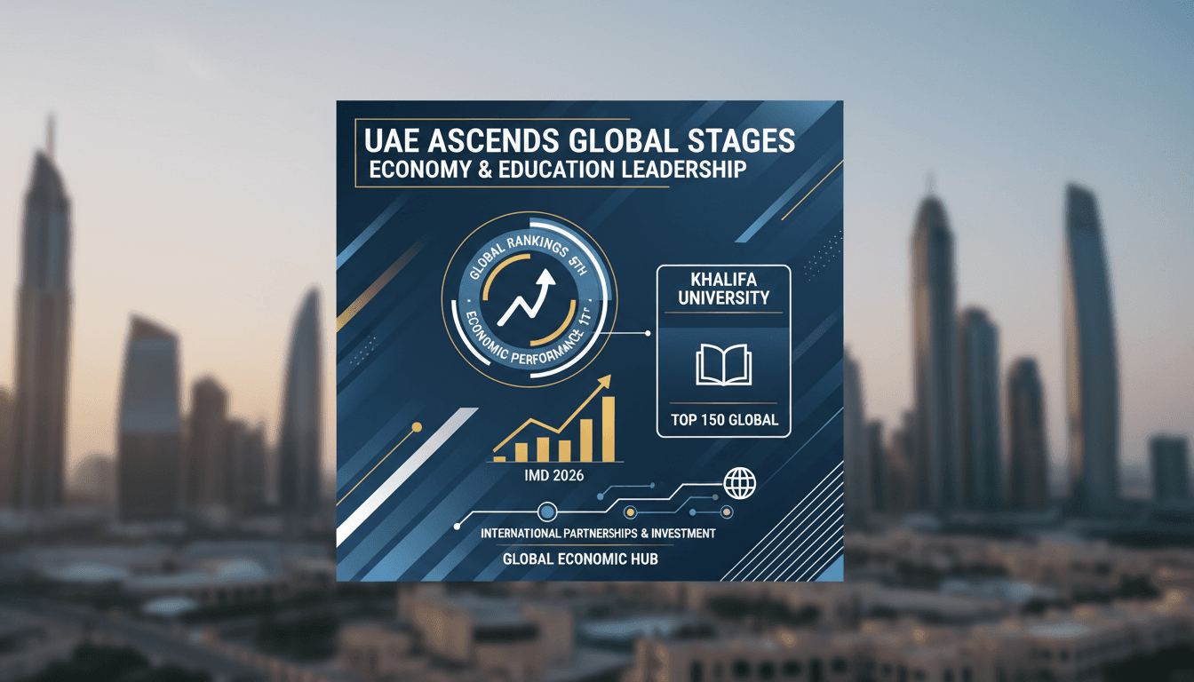 UAE Achieves Top Global Rankings in Competitiveness and Education